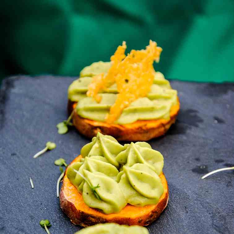 Sweet Potato And Avocado Bites-