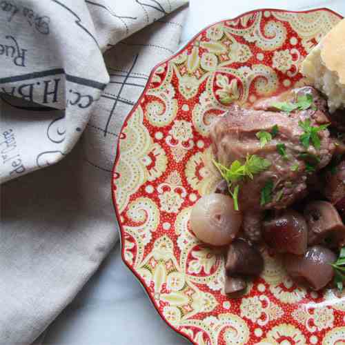 Slowcooker Coq au Vin