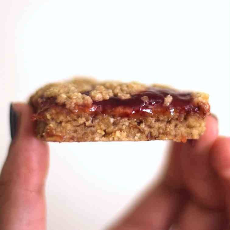 Oat & Jam Bars