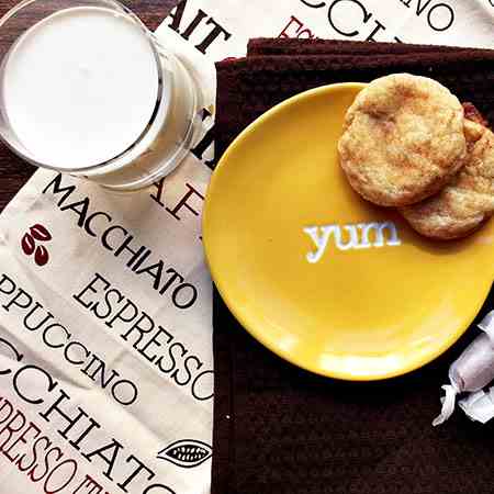 Apple cider caramel stuffed snickerdoodles