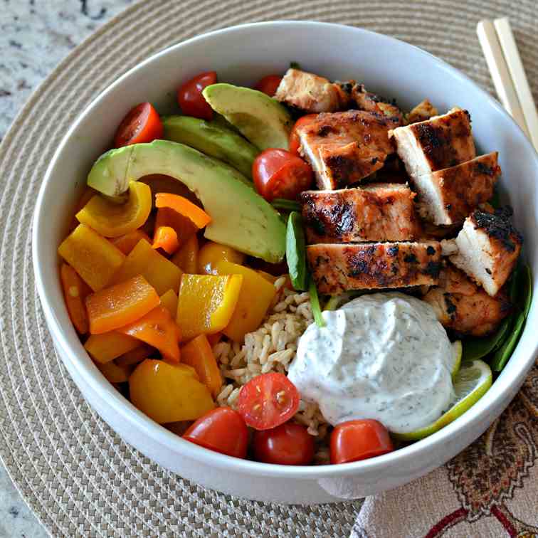 Chicken Buddha Bowl