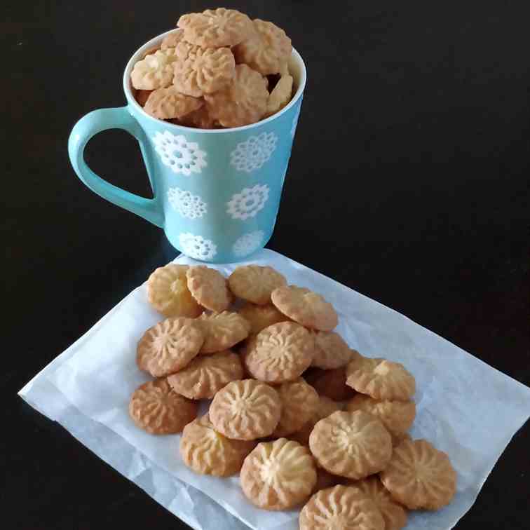 Eggless Butter Cookies