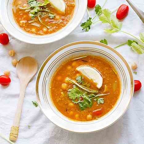 Lentil And Chickpea Soup