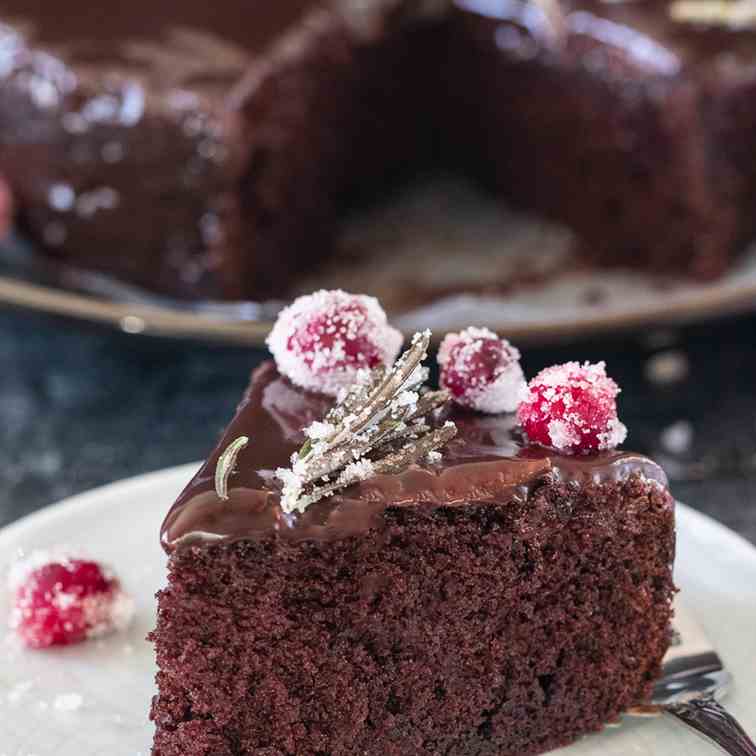 7-minute Eggless Chocolate Cake