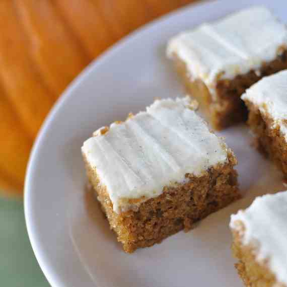 Whole Wheat Pumpkin Bars