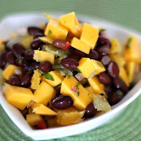 Black Bean and Mango Salsa