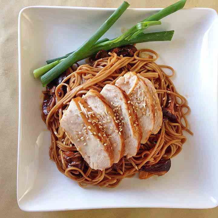 Chicken Teriyaki with Shiitakes