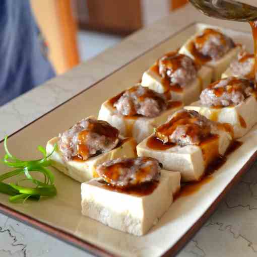 HAKKA STYLE STUFFED TOFU