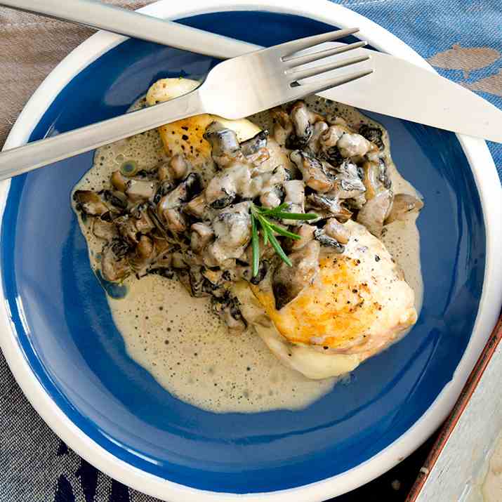 Stuffed Chicken Breast with Mushrooms