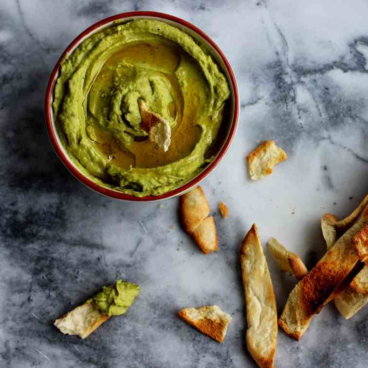 Wasabi Avocado Hummus