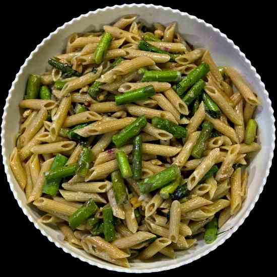 Asparagus and Walnut Pasta