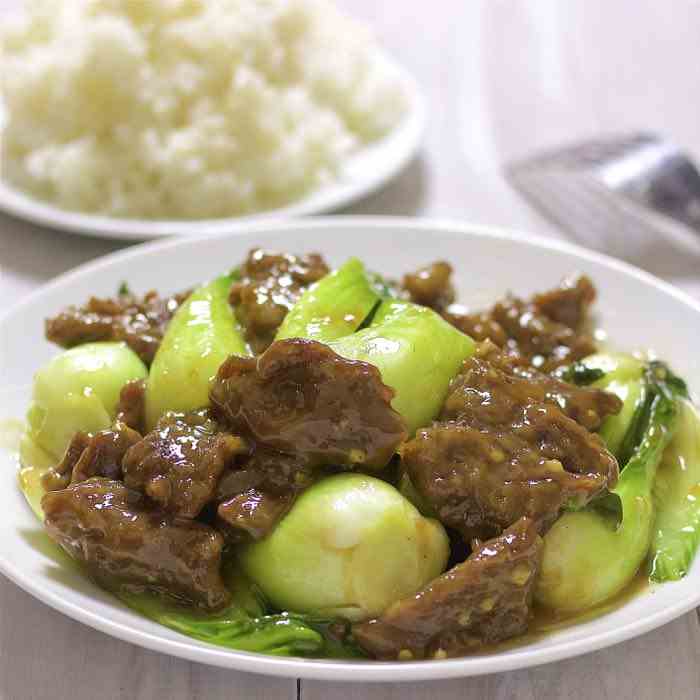 Beef With Bok Choy