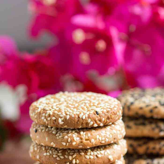 Vegan tahini cookies