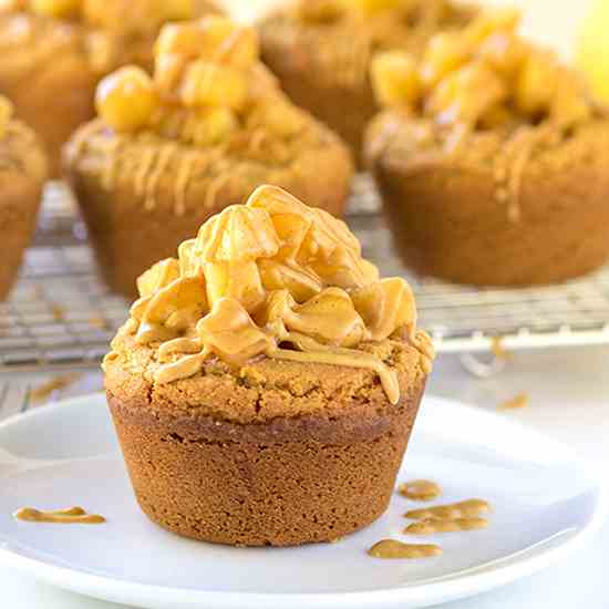 Apple Pie Peanut Butter Cookie Cups