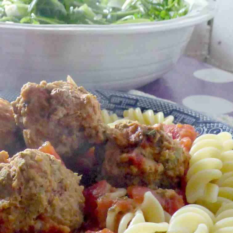 Easy Pork, Lemon and Sage Meatballs