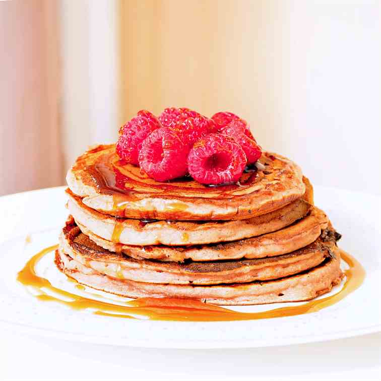 Lactose-Free Strawberry Pancakes