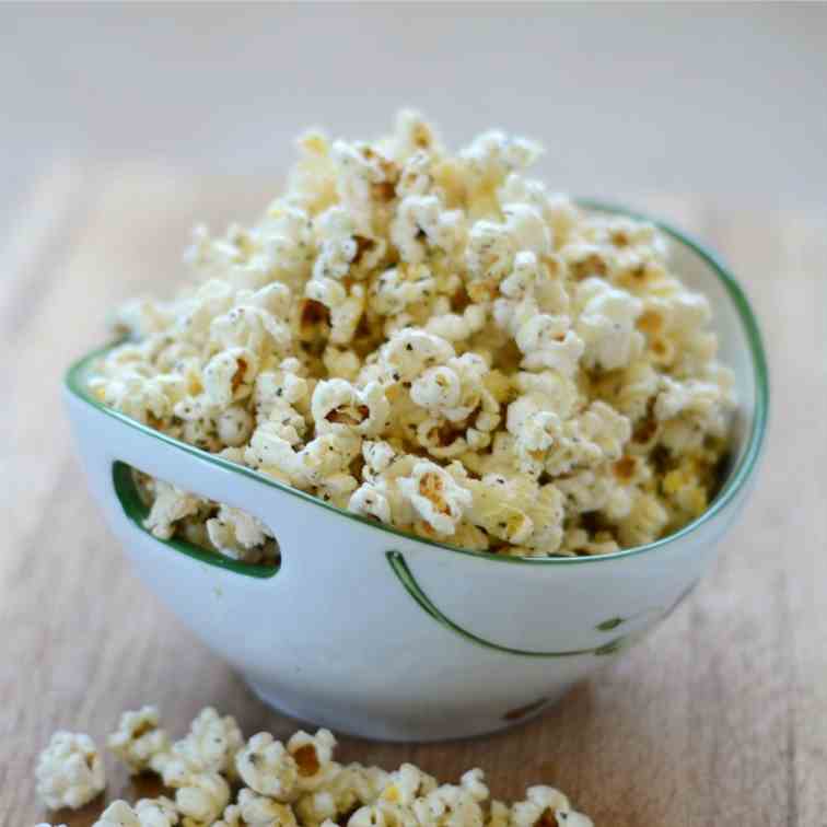 Herb and Parmesan Popcorn