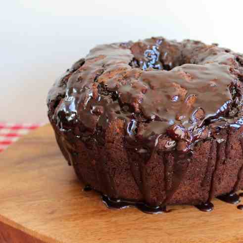 Chocolate and Banana Bundt Cake