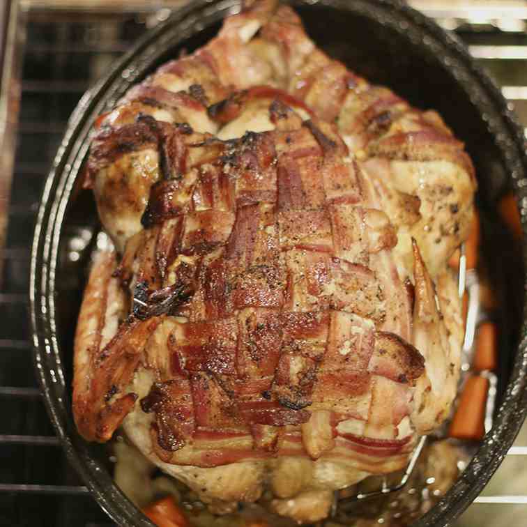 Incredible-bacon-wrapped turkey