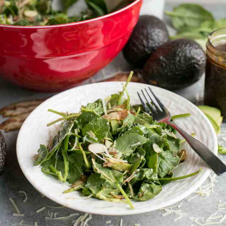 Baby Kale Avocado Salad