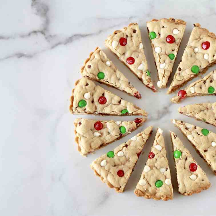 Christmas Chocolate Cookie Bar