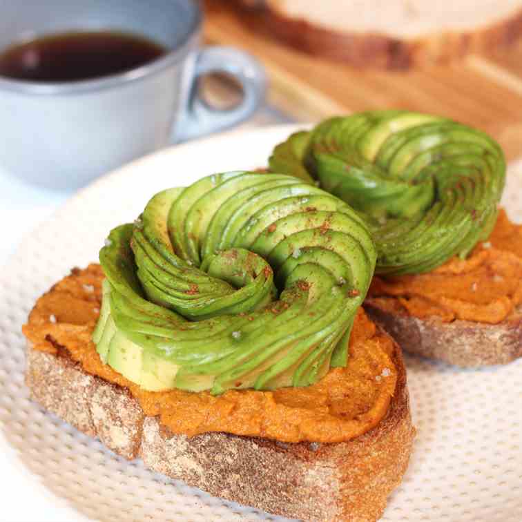 Pumpkin Avocado Toast