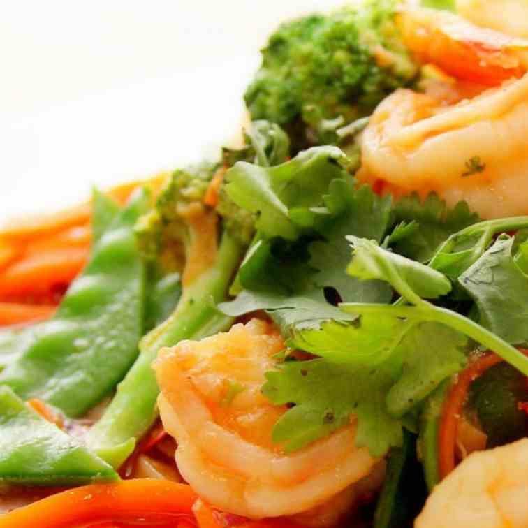 Keto Prawn Stir-fry