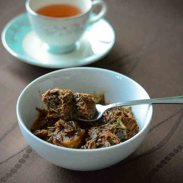 Crockpot Beef Plantain Stew