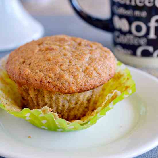 Fluffy Banana Muffins