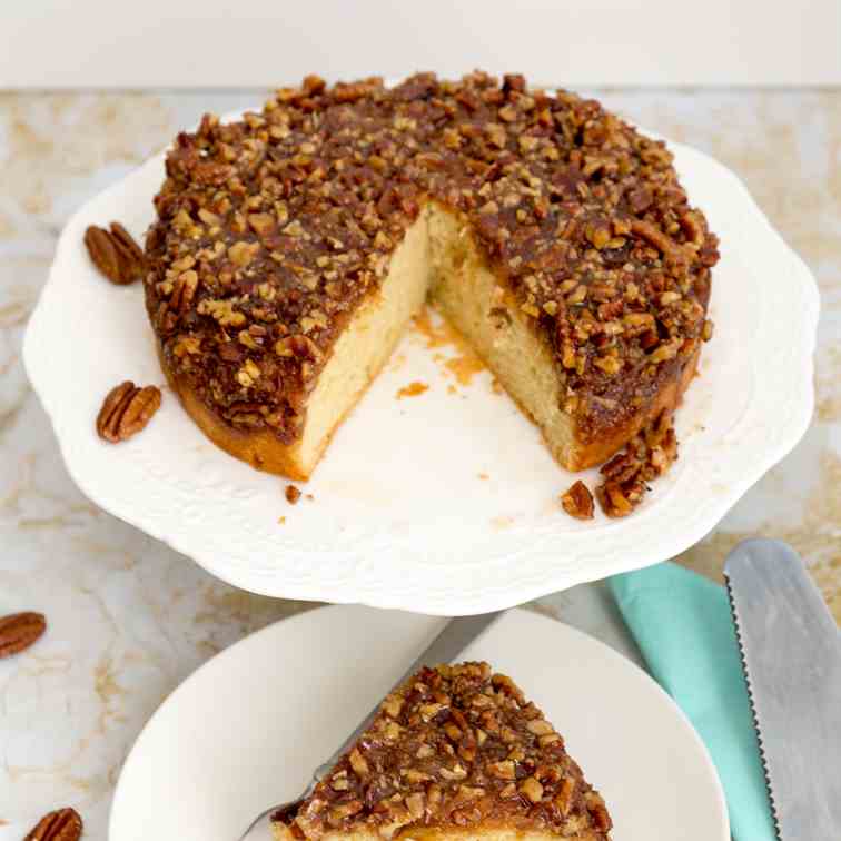 Upside Down Pecan Pie Cake Recipe