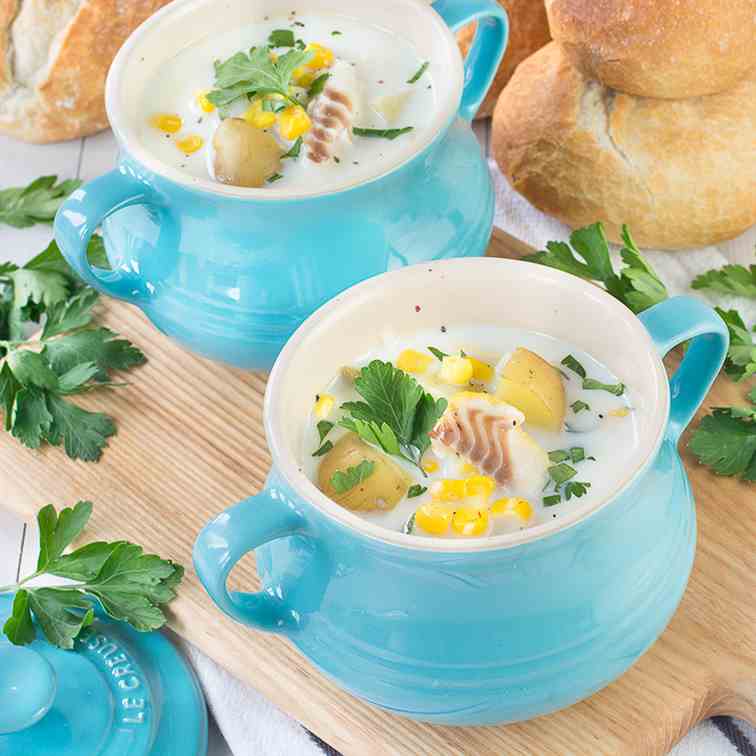 Smoked Haddock - Sweetcorn Chowder