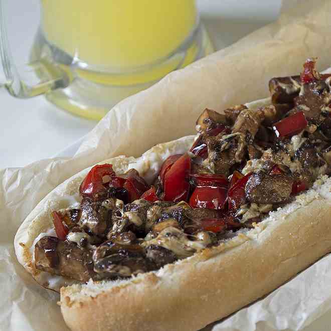 Vegan Philly Cheese Steak