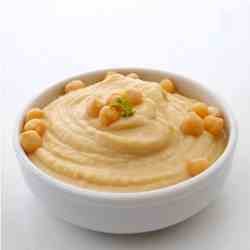 Homemade hummus