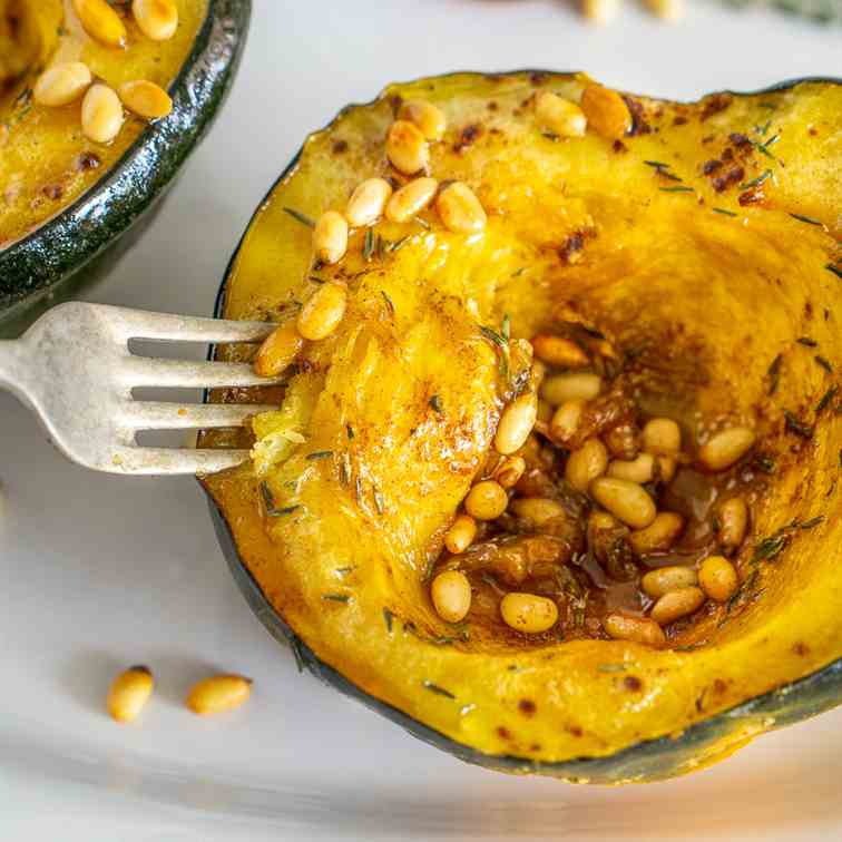 Honey Roasted Acorn Squash