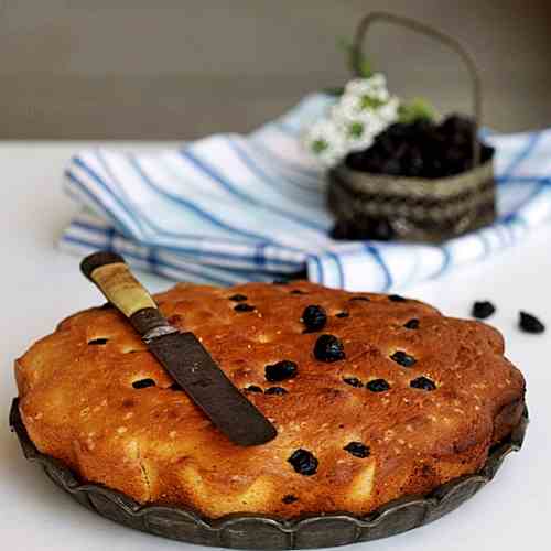 Blueberry Lime Buttermilk Pound Cake