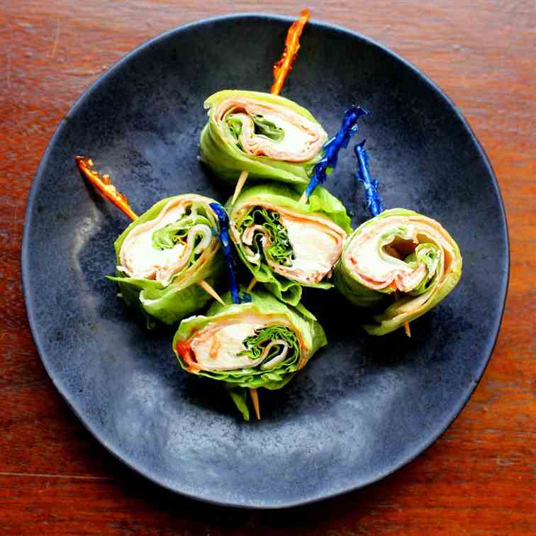 Healthy Turkey and Cheese Roll-Ups