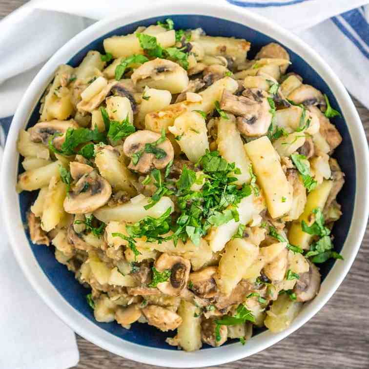 Sauteed Potatoes with Mushrooms