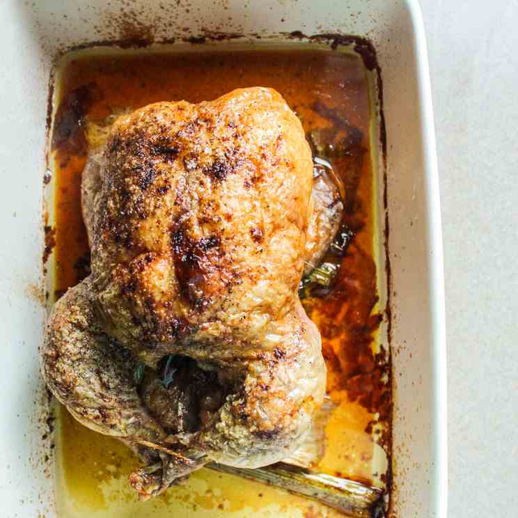 Low and Slow Roasted Chicken