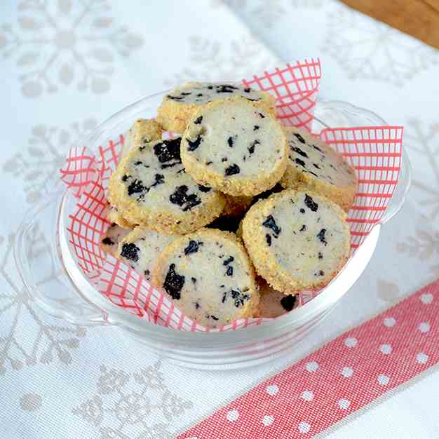 Blueberry Lime Shortbread