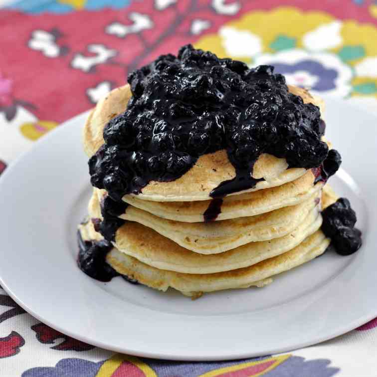 Coconut Almond Milk Pancakes