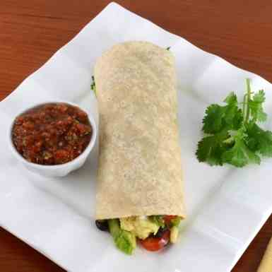 Huevos Rancheros Breakfast Burrito
