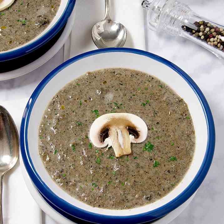 Hearty Cream of Mushroom Soup