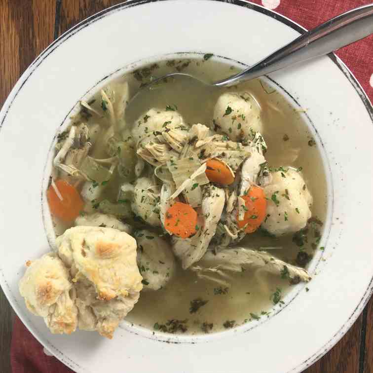 Rich and Hearty Chicken and Dumplings Stew