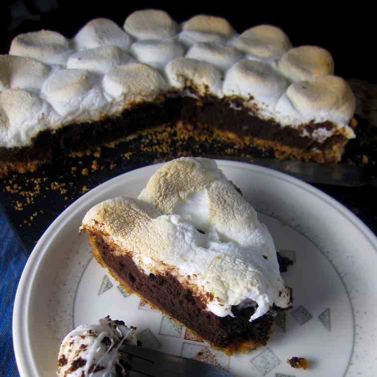 Smores Brownie Pie