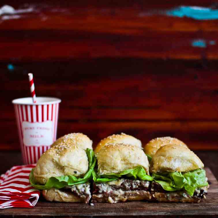 Blue Cheese Beef Sliders