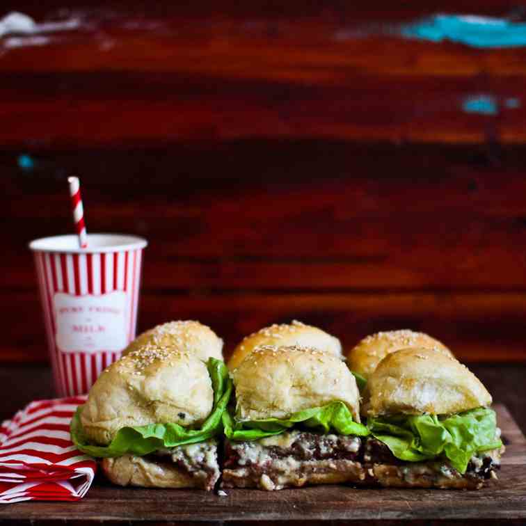 Blue Cheese Beef Sliders