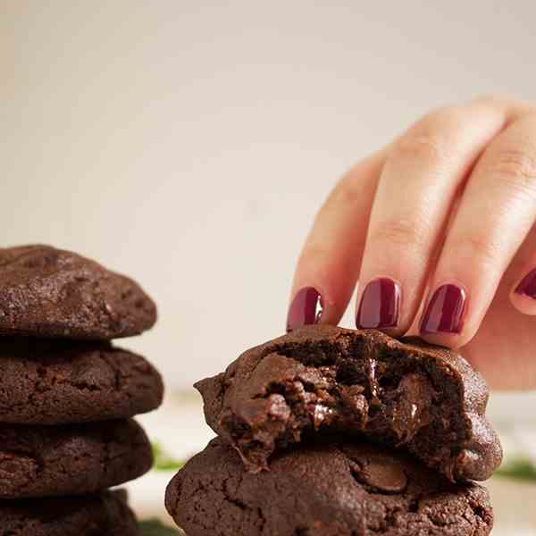 Vegan Chocolate Mint Cookies