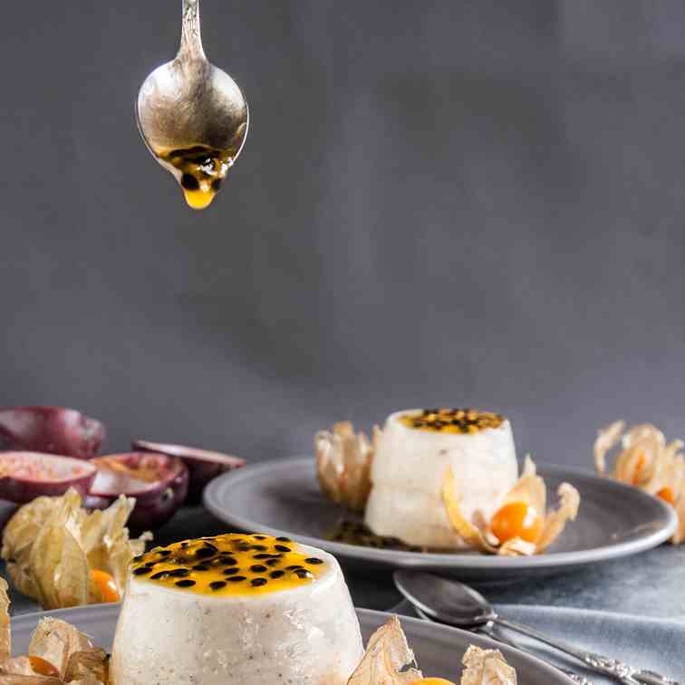 Passion Fruit Panna Cotta