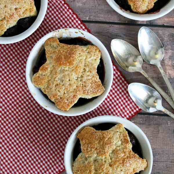 Cherry Cobbler with Biscuit Crust