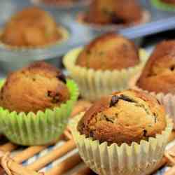 Chocolate banana muffins